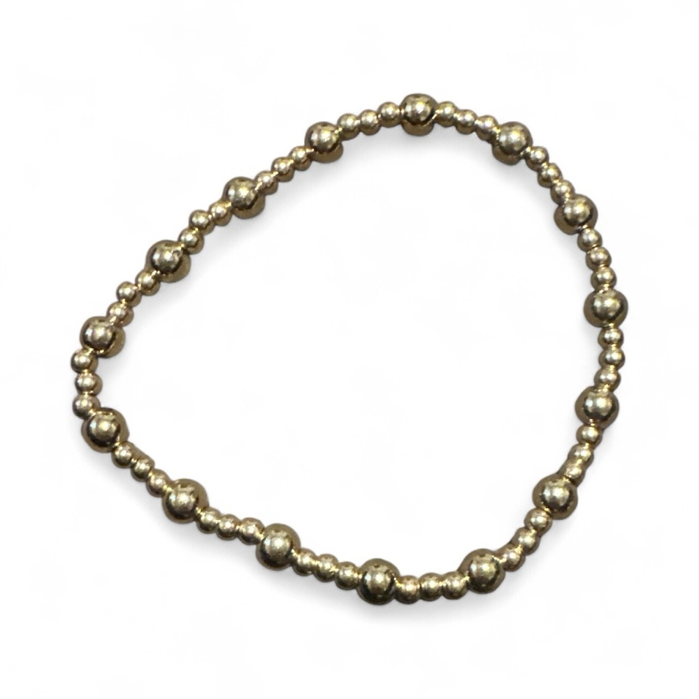 Elegant Gold Beaded Bracelet